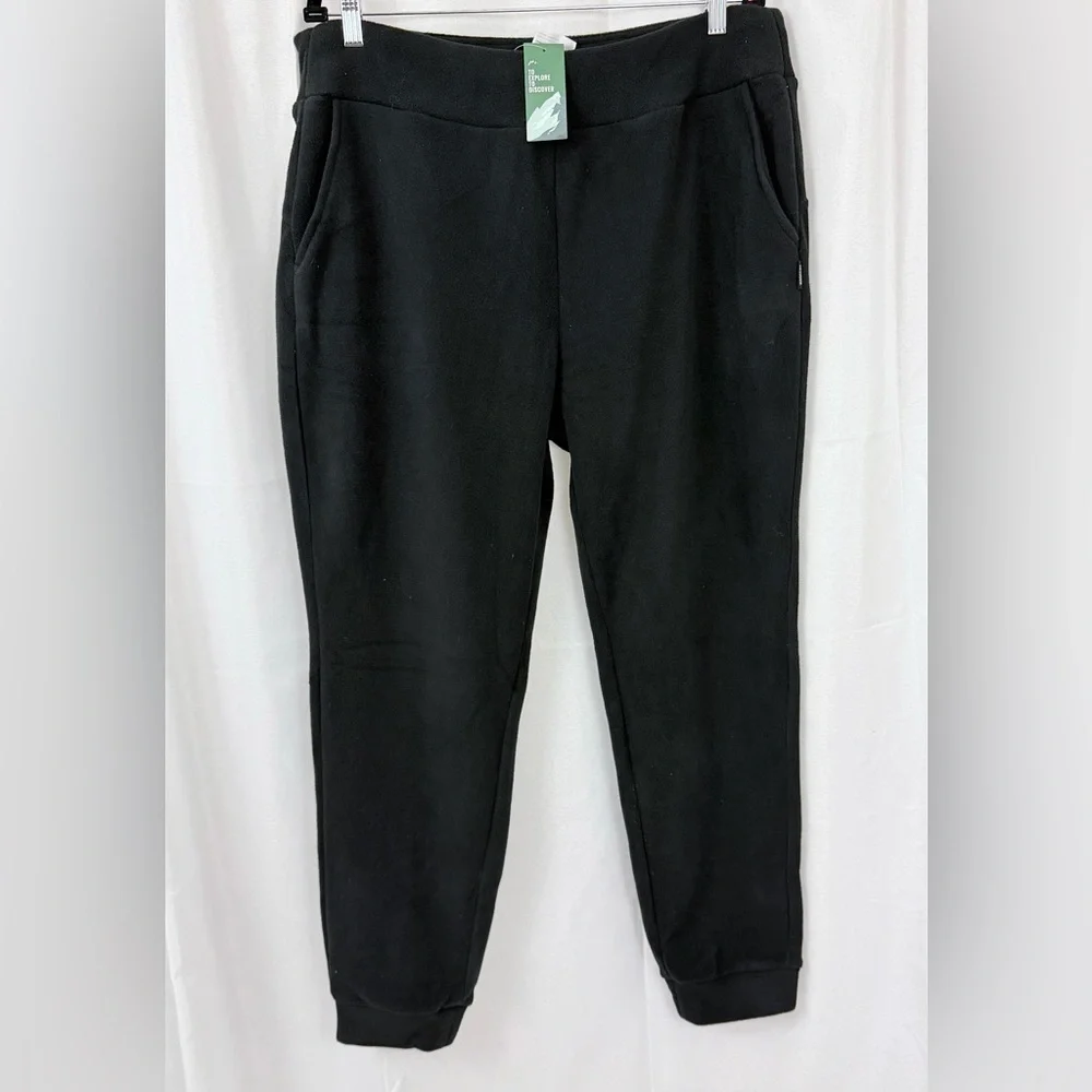 Willit Woman’s Black Polar Winter Fleece Joggers/Sweatpants w/Pockets   XXL  NWT - Picture 6 of 11